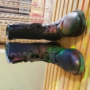 Womens combat style boots size 7.5